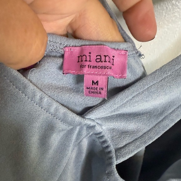 Miami Gray Sleeveless Sheath Mini Dress - Picture 3 of 3